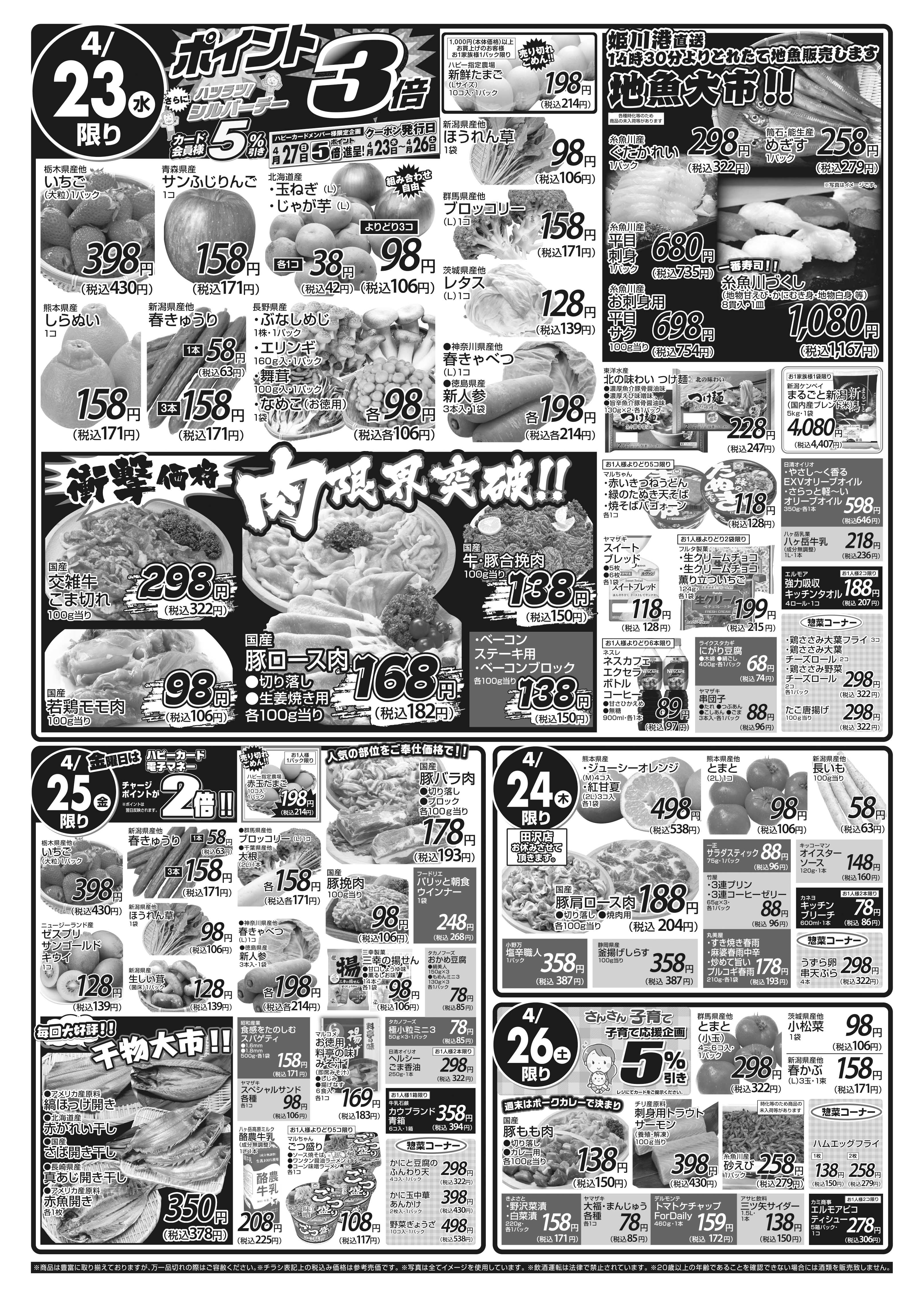 チラシ裏面